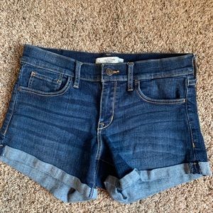 Size 4 blue Abercrombie and Finch jean shorts